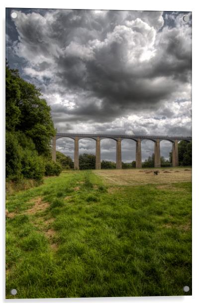  Pontcysyllte Aquaduct, Llangollen Valley   Acrylic by Rob Lester