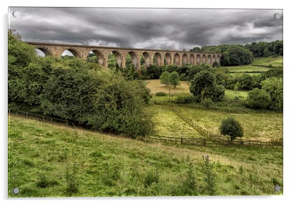  Cefn Mawr (Newbridge) viaduct Acrylic by Rob Lester