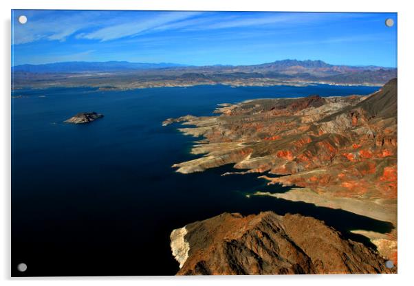Lake Mead Arizona Nevada United States of America Acrylic by Andy Evans Photos