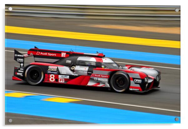 Audi R18 Sports Motor Car Acrylic by Andy Evans Photos