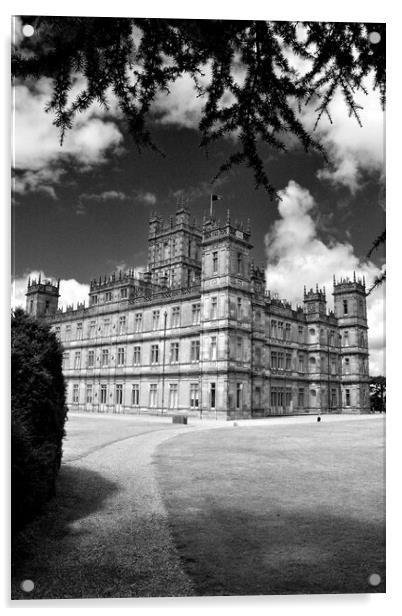 Highclere Castle Downton Abbey England K Acrylic by Andy Evans Photos