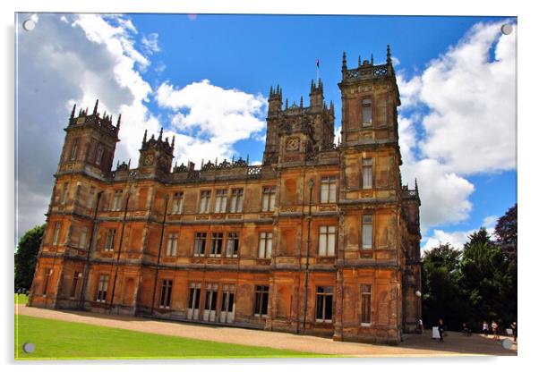 Majesty and History at Highclere Castle Acrylic by Andy Evans Photos
