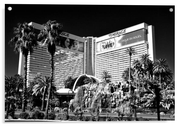 Mirage Hotel Las Vegas United States Acrylic by Andy Evans Photos