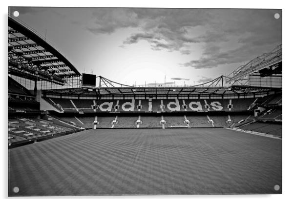 Chelsea Stamford Bridge Matthew Harding North Stand Acrylic by Andy Evans Photos
