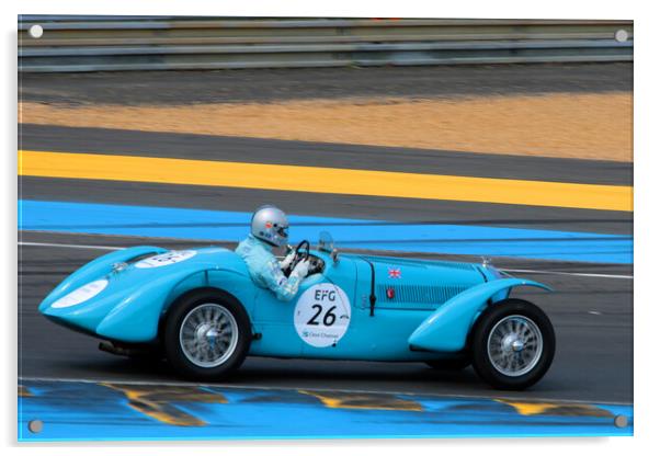 Delage D6-70 S Classic Sports Car Acrylic by Andy Evans Photos