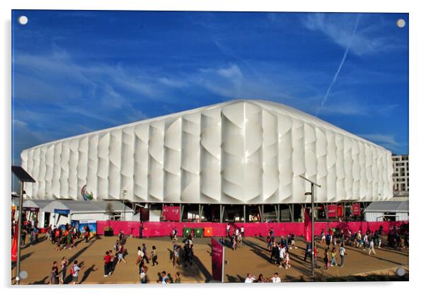 2012 London Olympic Basketball Arena Acrylic by Andy Evans Photos