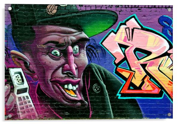 Street Art Graffiti Digbeth Birmingham UK Acrylic by Andy Evans Photos