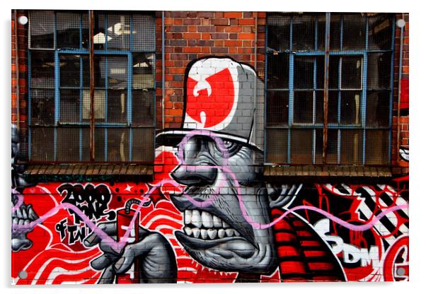 Street Art Graffiti Digbeth Birmingham UK Acrylic by Andy Evans Photos