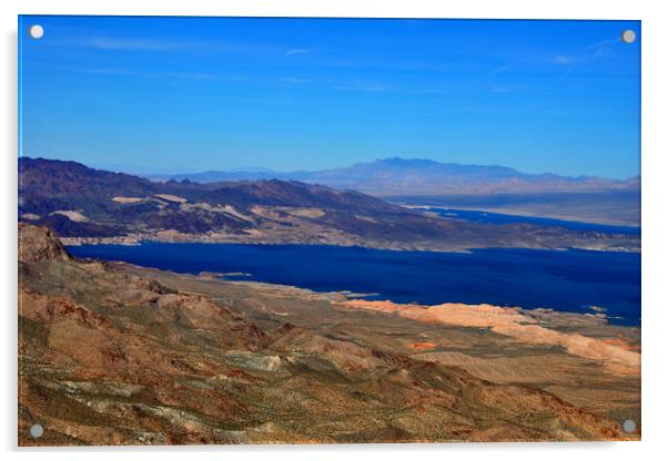 Majestic views of Lake Mead Acrylic by Andy Evans Photos