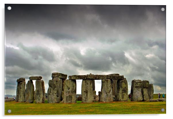 Stonehenge UNESCO World Heritage Site Wiltshire Acrylic by Andy Evans Photos