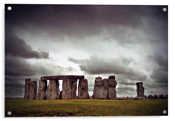 Stonehenge UNESCO World Heritage Site Wiltshire Acrylic by Andy Evans Photos