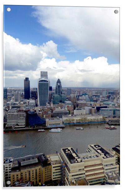 Majestic London Skyline Acrylic by Andy Evans Photos