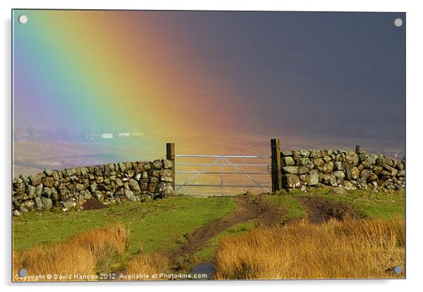 Rainbow Gate Acrylic by David Hancox