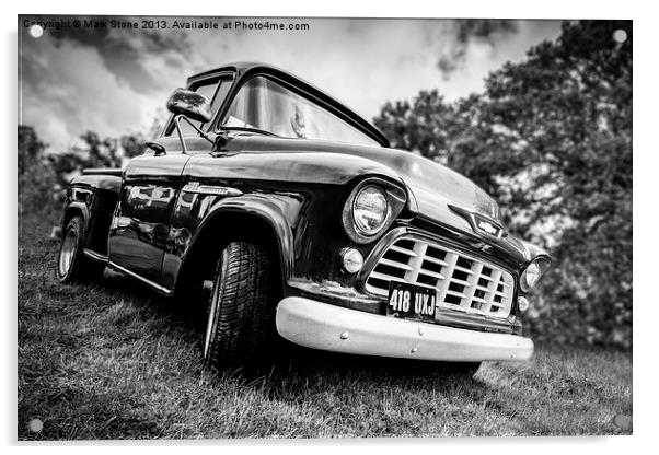 Chevrolet 3100 Pick Up Truck Acrylic by Mark Stone