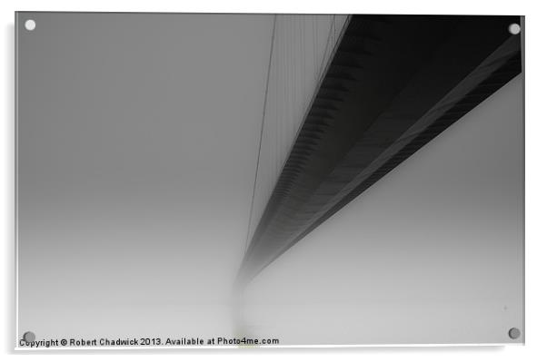 foggy humber Acrylic by Robert Chadwick