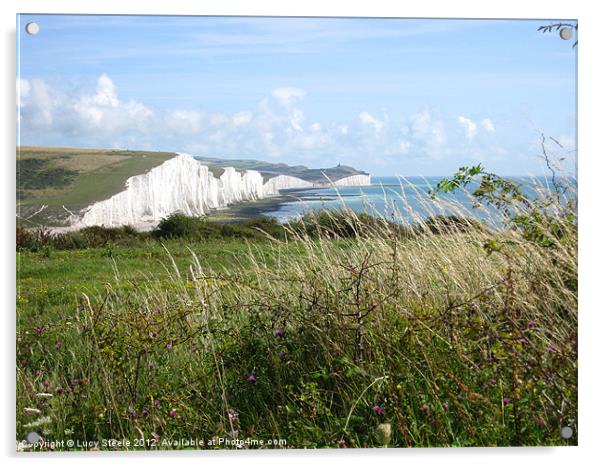 The Seven Sisters Mid Summer Acrylic by Lucy Steele