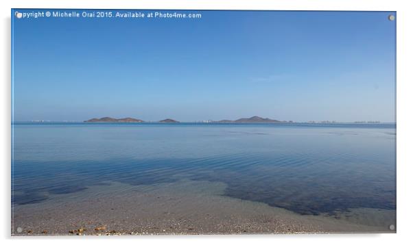 Mar Menor  Acrylic by Michelle Orai