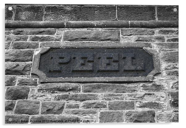 The Name Is Peel! Robert Peel! Acrylic by Ade Robbins