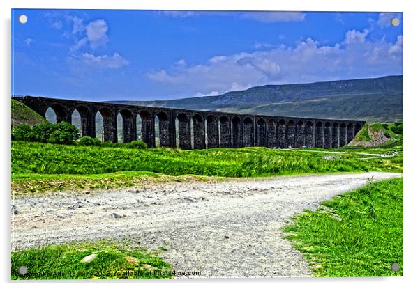 Carlisle To Settle Viaduct Acrylic by Ade Robbins