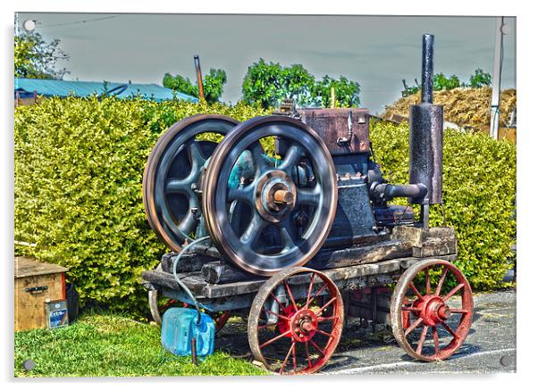 Machinery Acrylic by Ade Robbins