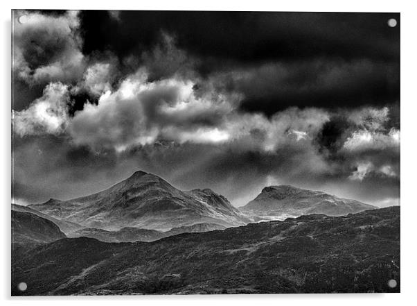 A Moelwyn Moment Acrylic by Oriel Forest