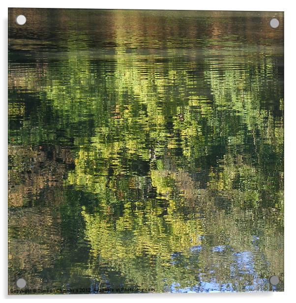 Wey Reflection Acrylic by Duncan Chambers