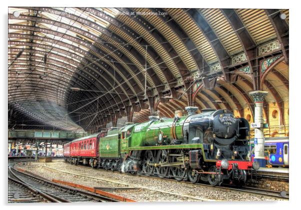  The Scarborough Spa Express At York Station 1 Acrylic by Colin Williams Photography