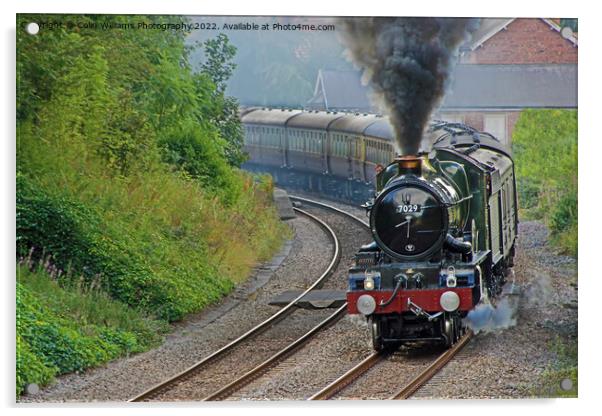 GWR 7029 Clun Castle 2 Acrylic by Colin Williams Photography