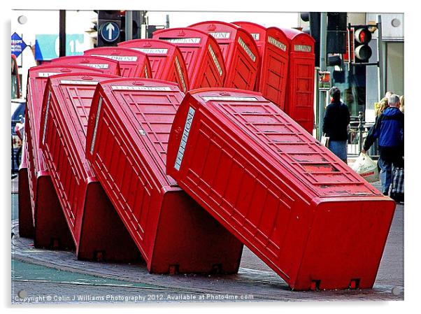 The Domino Effect Acrylic by Colin Williams Photography