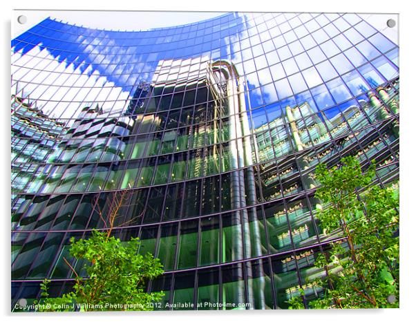 Reflections - The Willis Building - London Acrylic by Colin Williams Photography