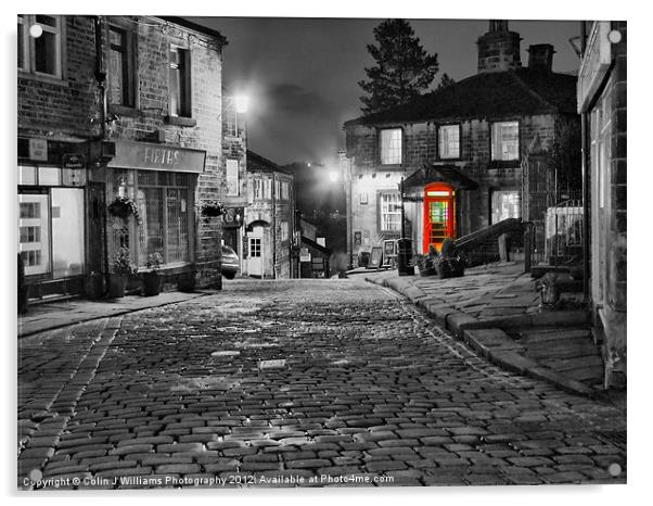 Haworth West Yorkshire - 1 Acrylic by Colin Williams Photography