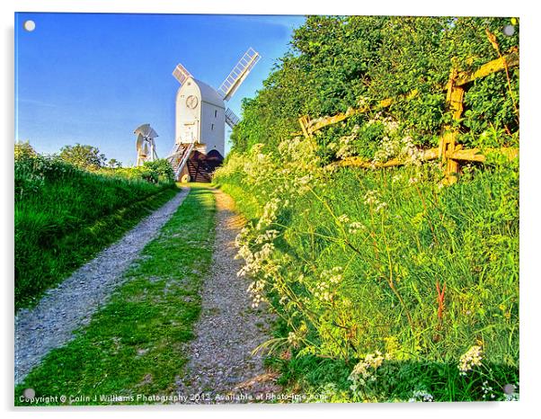 Jill Windmill Clayton - West Sussex Acrylic by Colin Williams Photography
