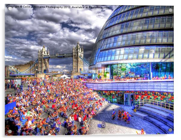 City Hall London - London Festival Acrylic by Colin Williams Photography