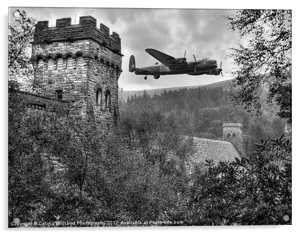 A Tribute To The Dam Busters Acrylic by Colin Williams Photography