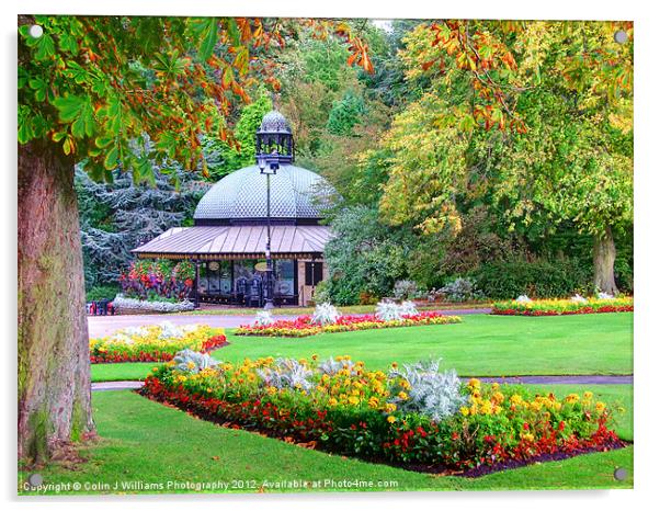 The Valley Gardens - Harrogate Acrylic by Colin Williams Photography