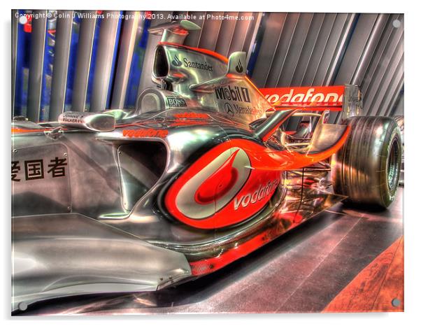 One Careful Owner ! - Lewis Hamilton Acrylic by Colin Williams Photography