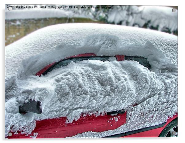 Driven Snow Acrylic by Colin Williams Photography