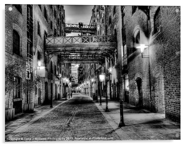Shad Thames - London Acrylic by Colin Williams Photography
