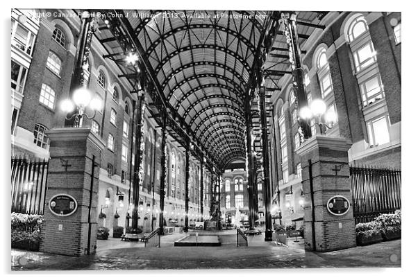 Hays Galleria - London Acrylic by Colin Williams Photography