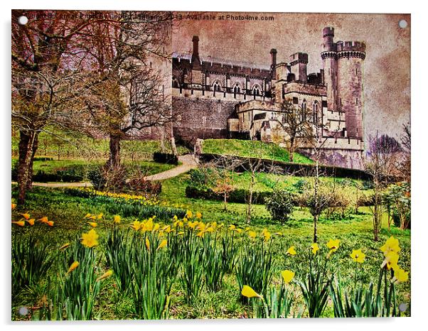 Spring At Arundel Castle Acrylic by Colin Williams Photography