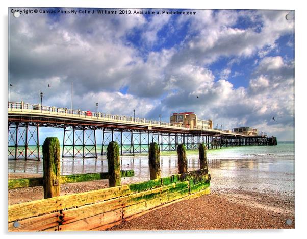 Worthing Pier 1 Acrylic by Colin Williams Photography