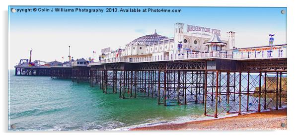 Brighton Pier - The "Palace Pier" Acrylic by Colin Williams Photography