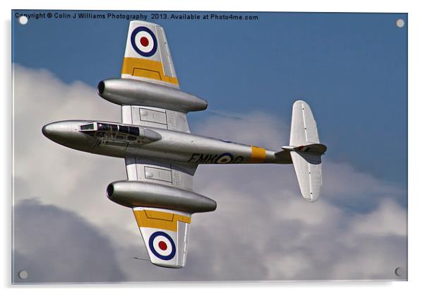 The Gloster Meteor Acrylic by Colin Williams Photography