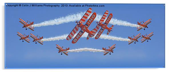 Wingwalkers ! Acrylic by Colin Williams Photography