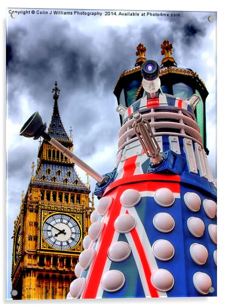 British Icons - London Acrylic by Colin Williams Photography