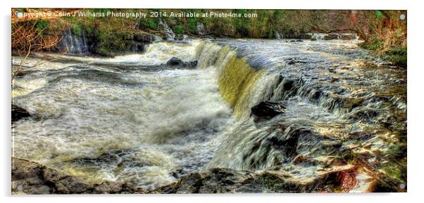  Upper Falls Aysgarth 1 - Yorkshire Dales Acrylic by Colin Williams Photography