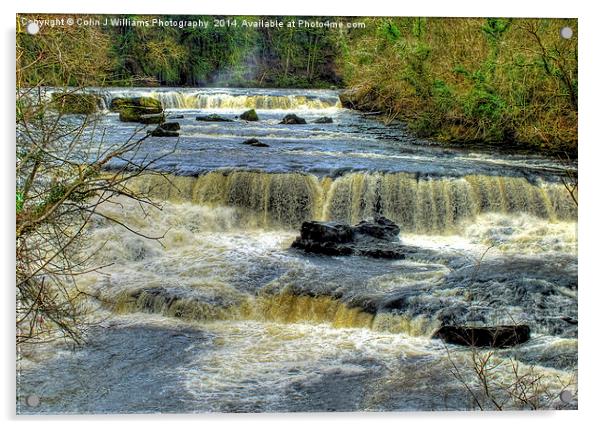  Upper Falls Aysgarth 2 - Yorkshire Dales Acrylic by Colin Williams Photography