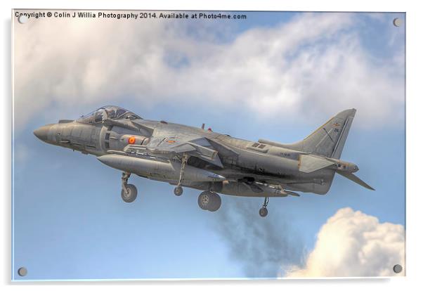  Spanish AV-8B II Harrier 2 Acrylic by Colin Williams Photography