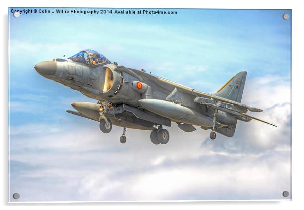 Spanish AV-8B II Harrier 3 Acrylic by Colin Williams Photography