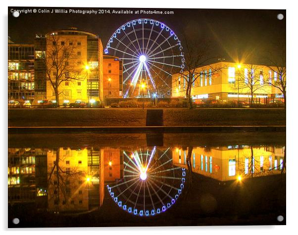  The York Wheel Acrylic by Colin Williams Photography